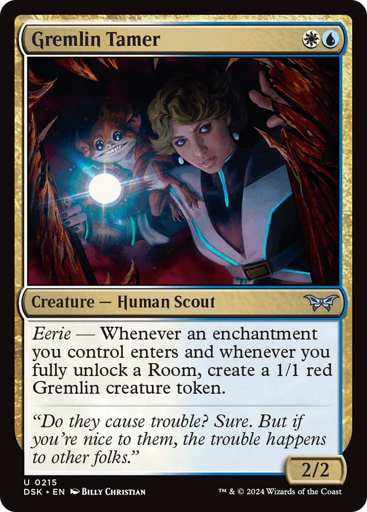 Gremlin Tamer (DSK-215)  Foil - Duskmourn: House of Horror