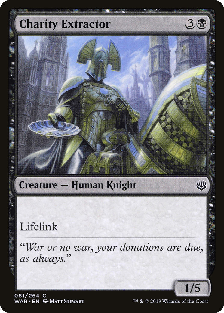 Charity Extractor (WAR-081)  Foil - War of the Spark