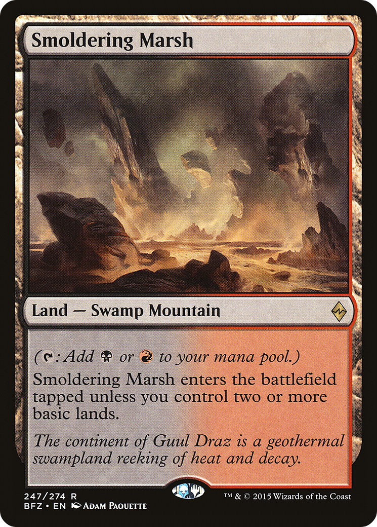 Smoldering Marsh (BFZ-247) - Battle for Zendikar