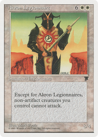 Akron Legionnaire (CHR-)  - Chronicles