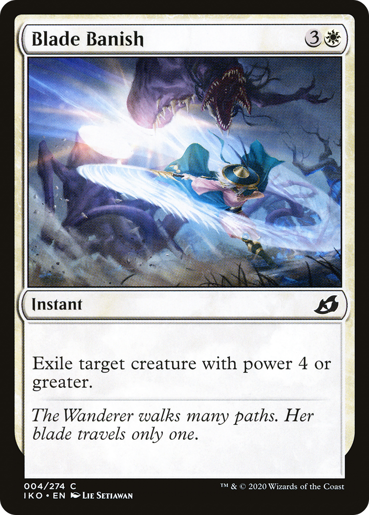 Blade Banish (IKO-004)  Foil - Ikoria: Lair of Behemoths