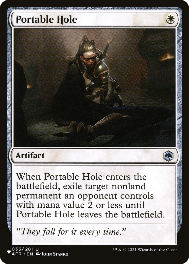 Portable Hole (LIST-AFR-33)  - The List