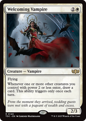 Welcoming Vampire (TDC-140) - Commander: Tarkir: Dragonstorm