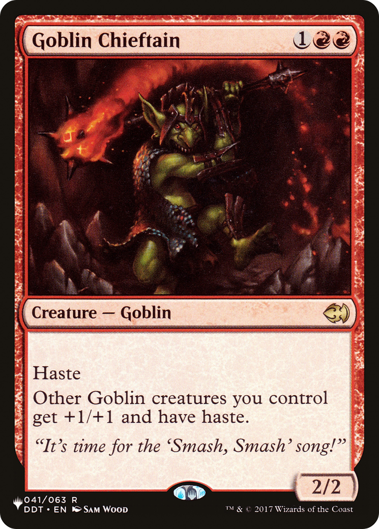 Goblin Chieftain (LIST-041/063)  - The List