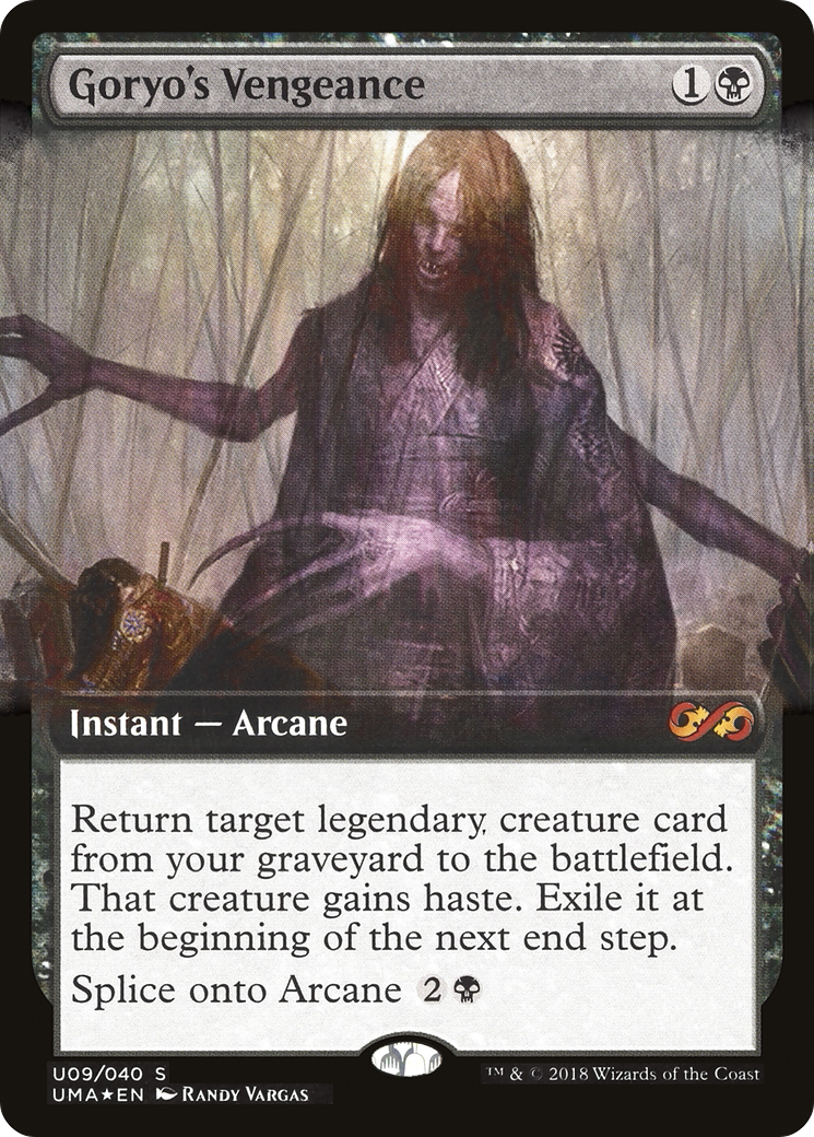 Goryo's Vengeance (UMA:BT-U09)  Foil - Ultimate Box Topper: (Extended Art)
