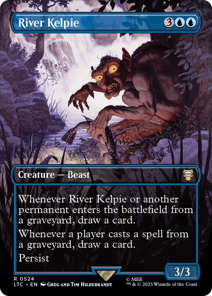 River Kelpie (Borderless) (LTC-524) - Tales of Middle-earth Commander (Borderless)