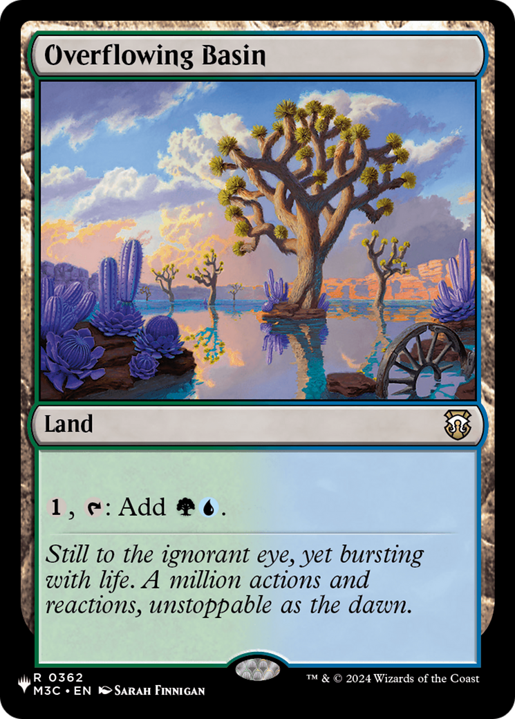 Overflowing Basin (LIST-M3C-362)  - The List