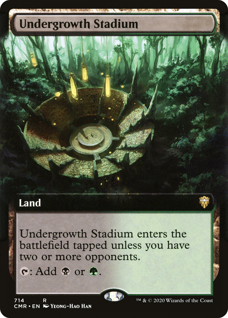 Undergrowth Stadium (Extended Art) (CMR-714)  - Commander Legends: (Extended Art)