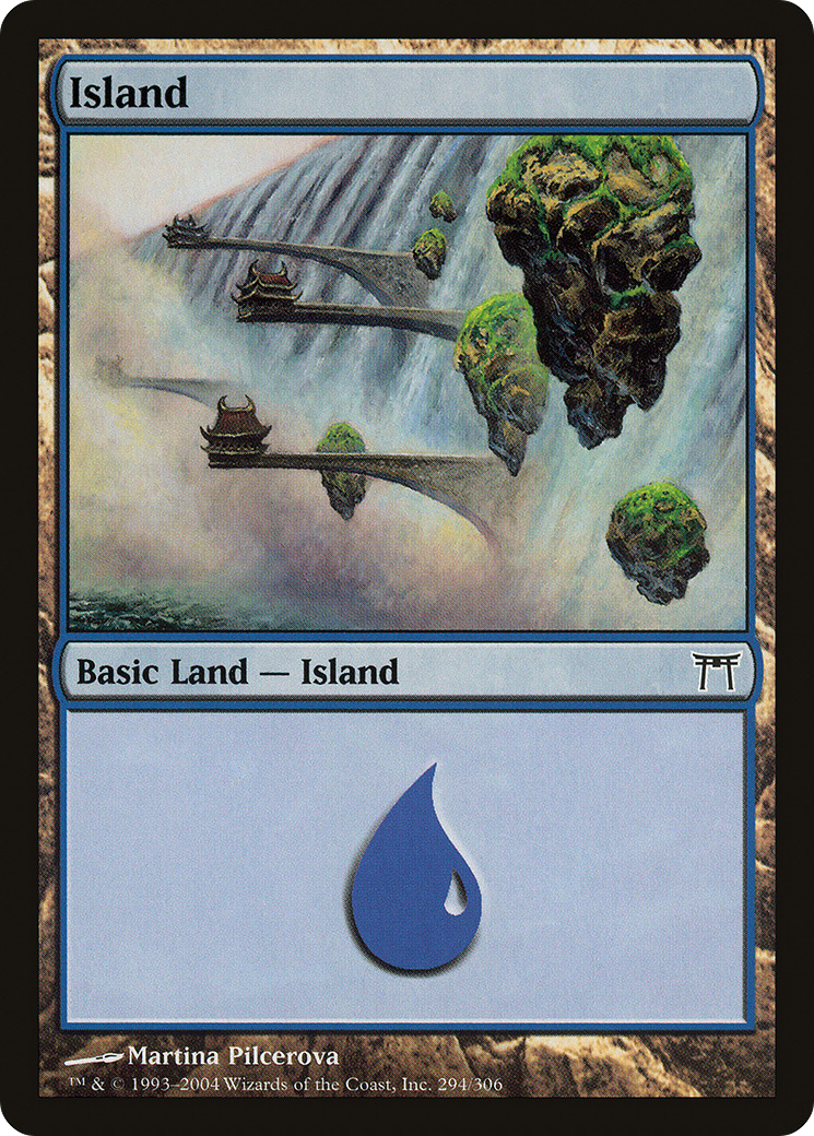 Island (294) (CHK-294)  Foil - Champions of Kamigawa