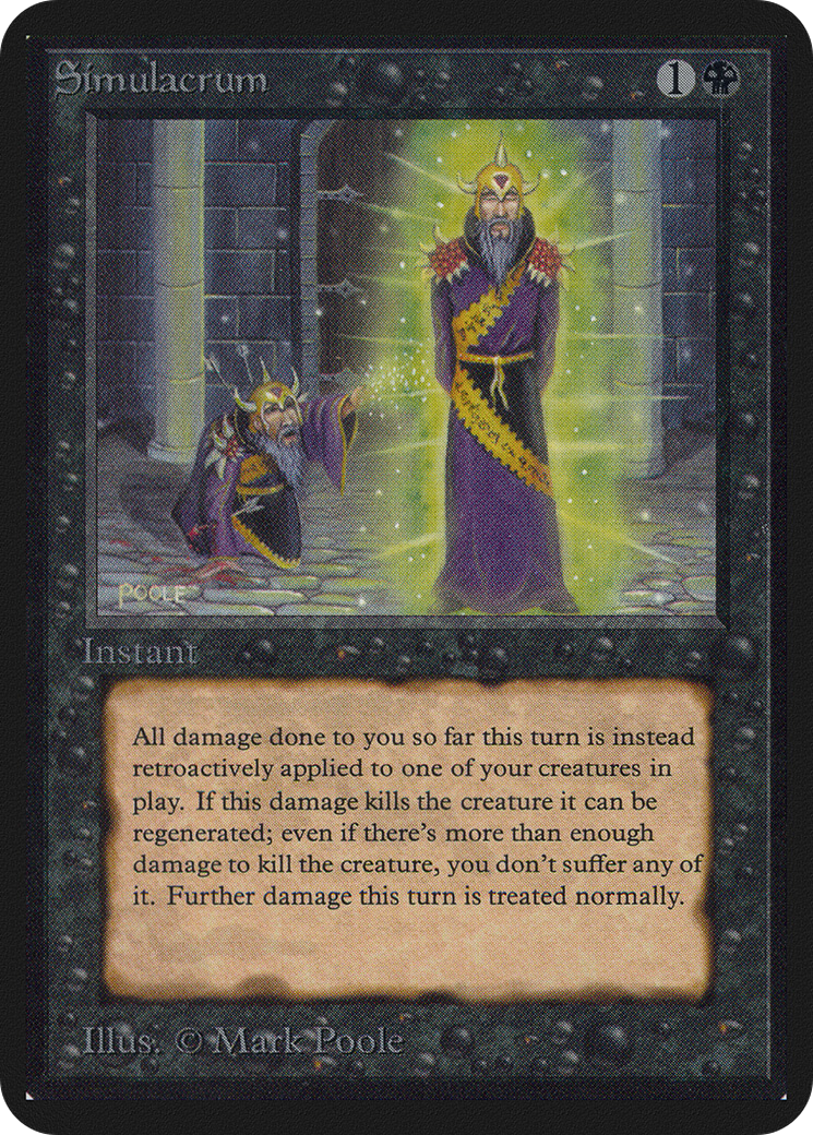 Simulacrum (LEA-)  - Limited Edition Alpha
