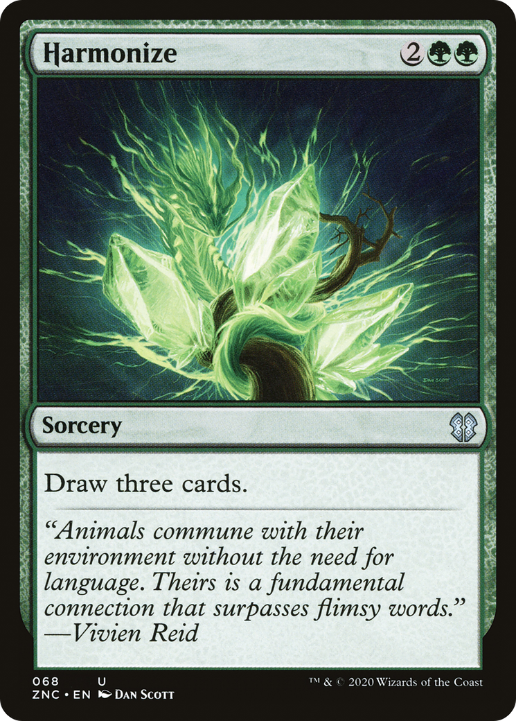 Harmonize (ZNC-068)  - Zendikar Rising Commander