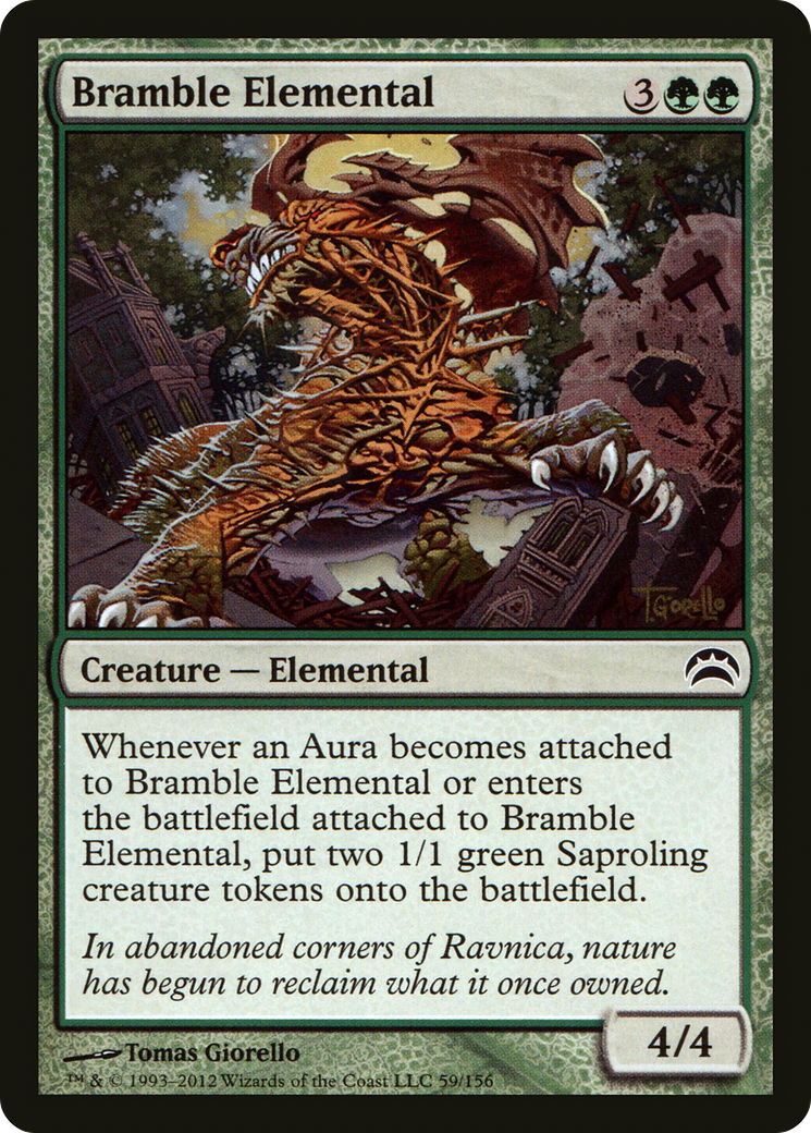 Bramble Elemental (PC2-059)  Foil - Planechase 2012