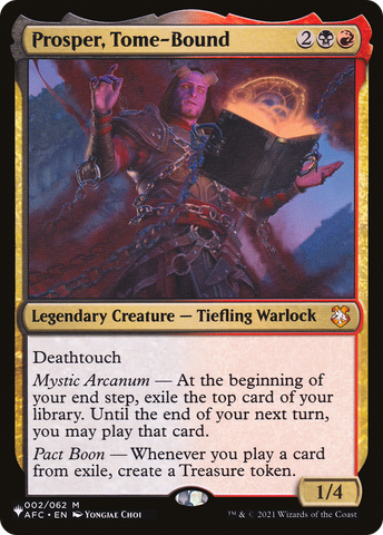 Prosper, Tome-Bound (LIST-002/062)  - The List
