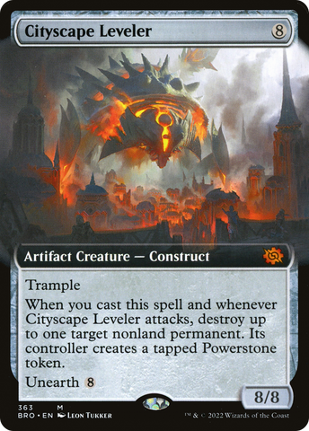 Cityscape Leveler (Extended Art) (BRO-363)  Foil - The Brothers' War: (Extended Art)