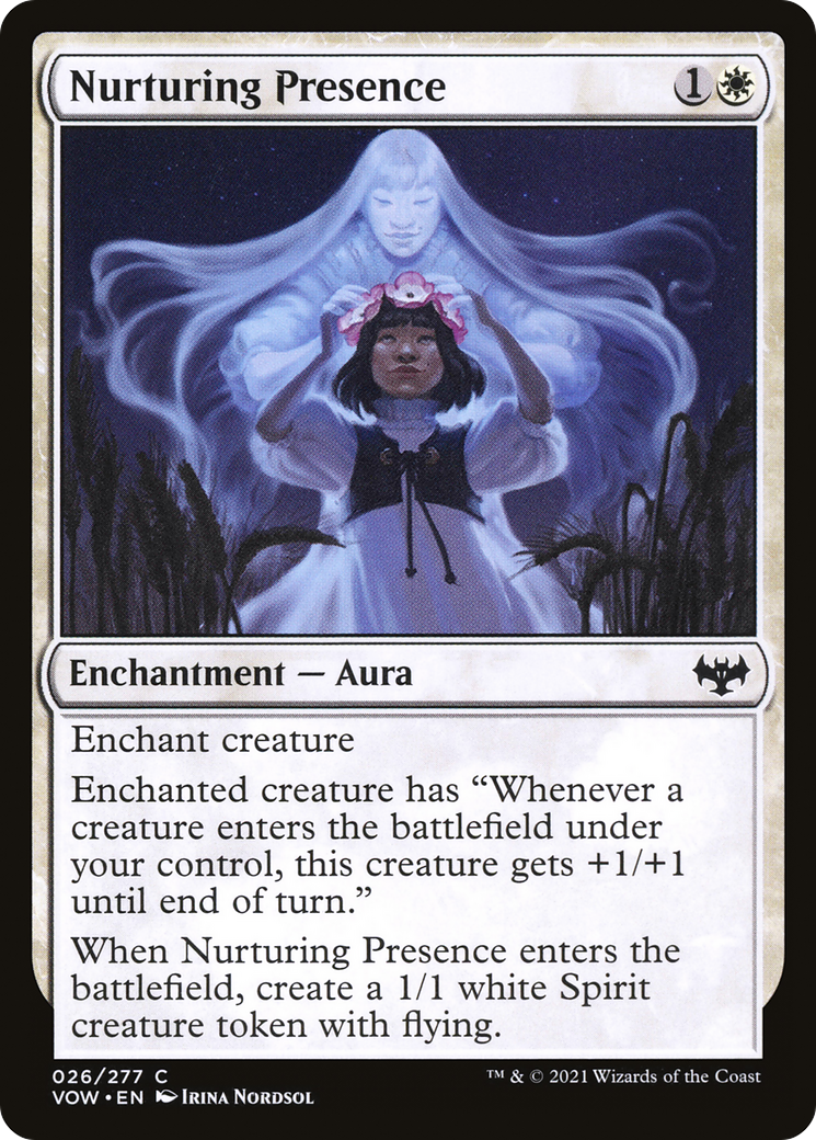 Nurturing Presence (VOW-026)  Foil - Innistrad: Crimson Vow