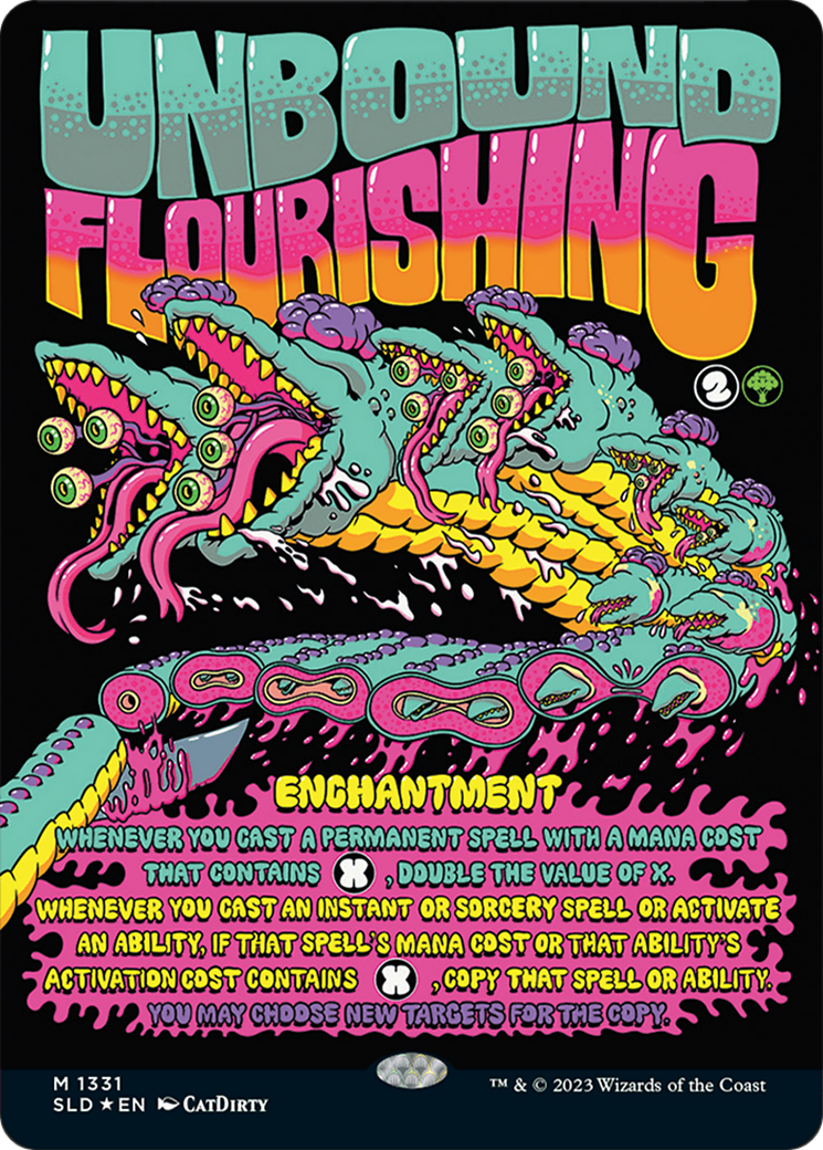 Unbound Flourishing (SLD-1331) - Secret Lair Drop (Borderless) Foil