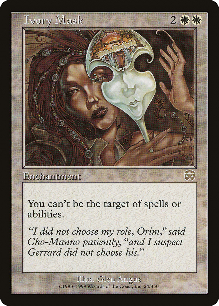 Ivory Mask (MMQ-024)  Foil - Mercadian Masques