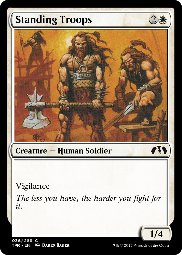 Standing Troops (TPR-036)  Foil - Tempest Remastered