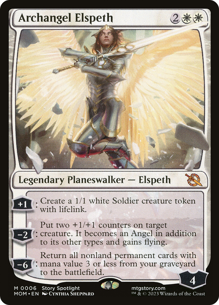 Archangel Elspeth (MOM-006)  Foil - March of the Machine