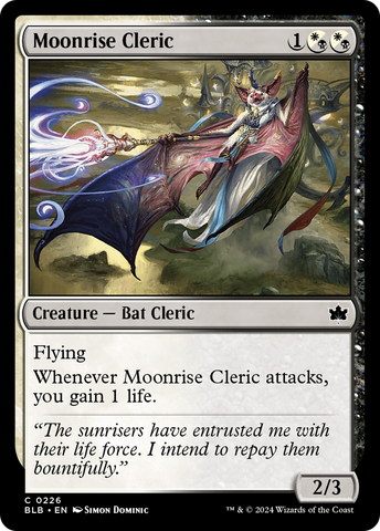 Moonrise Cleric (BLB-226) - Bloomburrow
