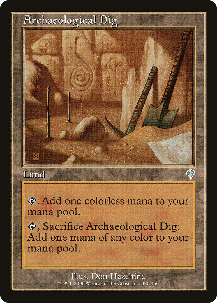 Archaeological Dig (INV-320)  Foil - Invasion