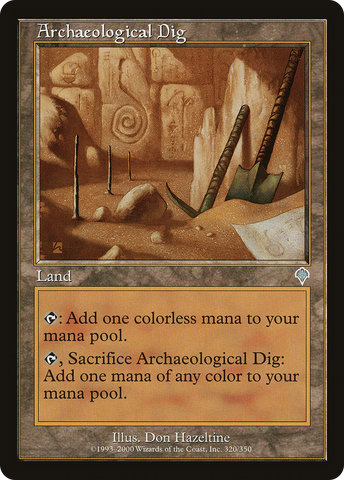 Archaeological Dig (INV-320)  Foil - Invasion