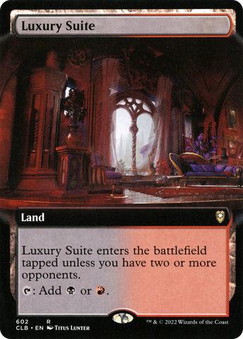 Luxury Suite (Extended Art) (CLB-602)  - Commander Legends: Battle for Baldur's Gate: (Extended Art)