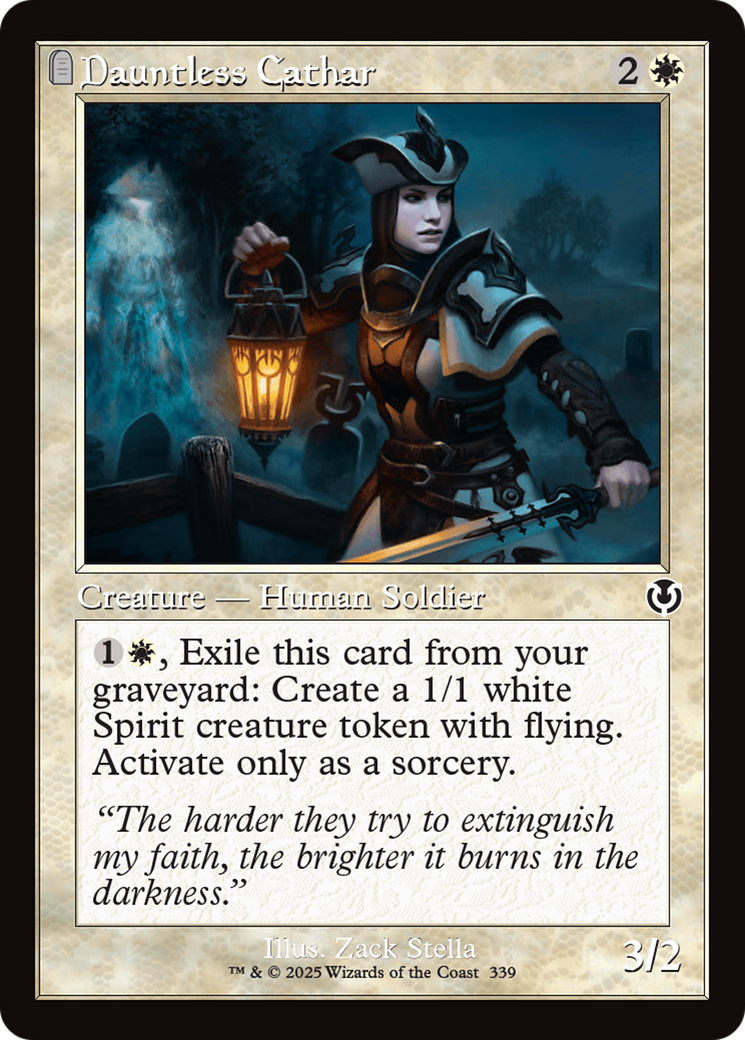 Dauntless Cathar (Retro Frame) (INR-339)  Foil - Innistrad Remastered