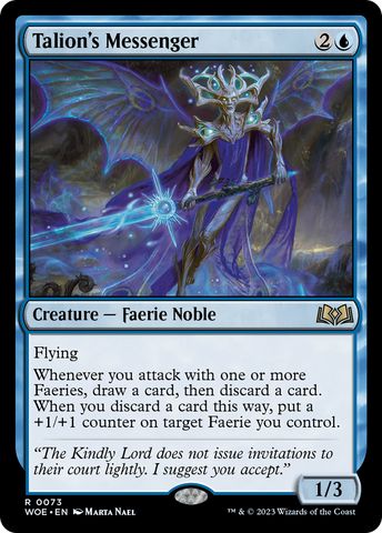 Talion's Messenger (WOE-073)  Foil - Wilds of Eldraine