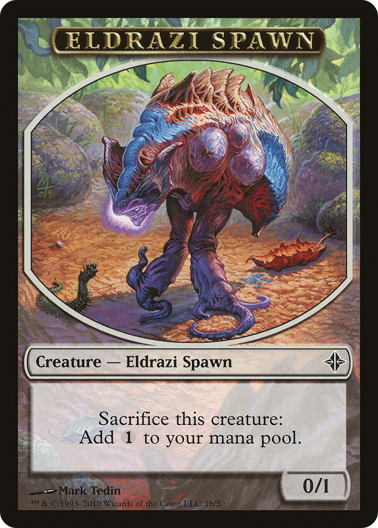 Eldrazi Spawn Token (1b) (ROE-01B) - Rise of the Eldrazi Tokens