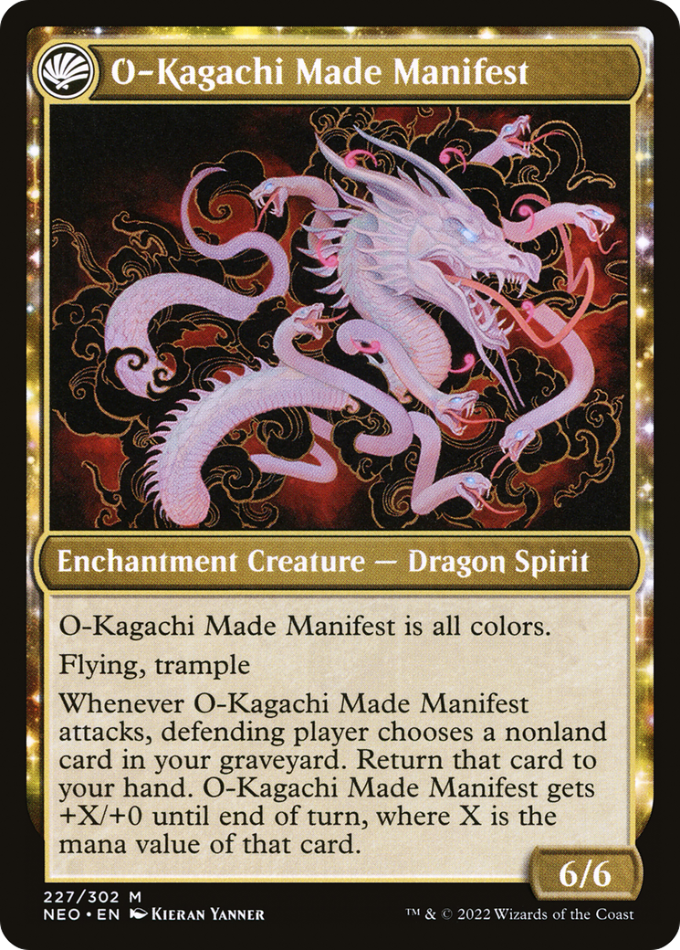 The Kami War (NEO-227)  Foil - Kamigawa: Neon Dynasty: (fandfc, enchantment)