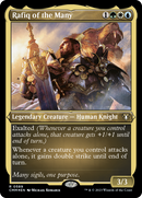 Rafiq of the Many (CMM-589)  Etched Foil - Commander Masters
