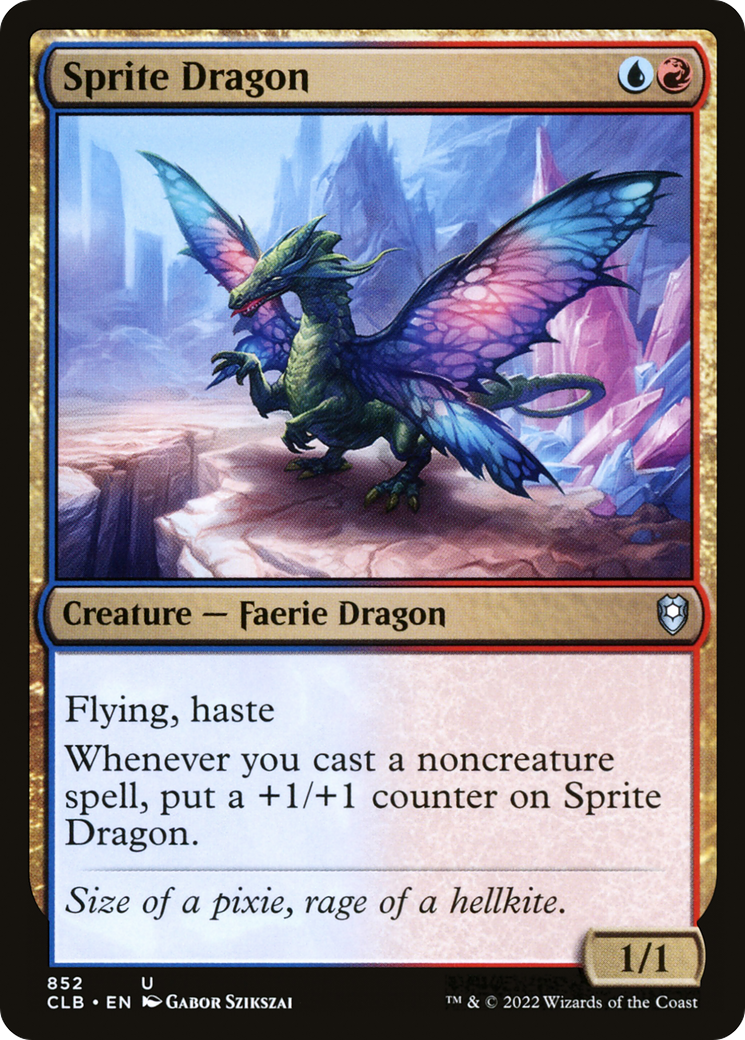 Sprite Dragon (CLB-852)  - Commander Legends: Battle for Baldur's Gate
