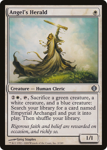 Angel's Herald (ALA-002)  Foil - Shards of Alara