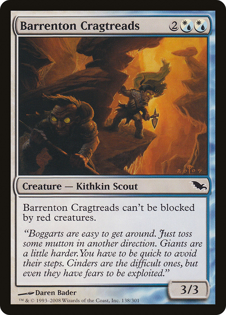 Barrenton Cragtreads (SHM-138)  Foil - Shadowmoor