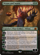 Wrenn and Seven (Borderless) (MID-278)  Foil - Innistrad: Midnight Hunt