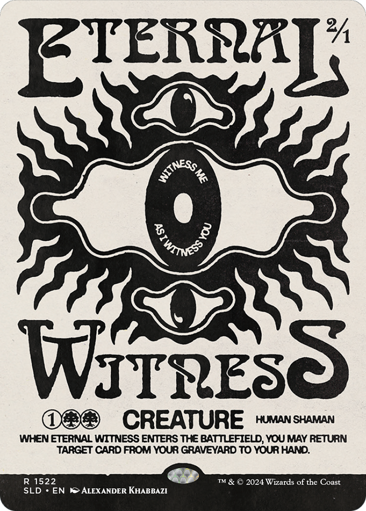 Eternal Witness (1522) (SLD-1522)  - Secret Lair Drop (Borderless)