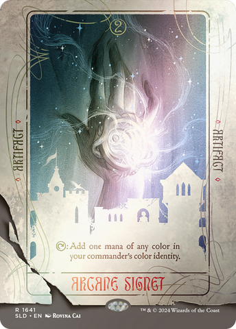 Arcane Signet (1641) (Rainbow Foil) (SLD-1641)  Foil - Secret Lair Drop (Borderless)