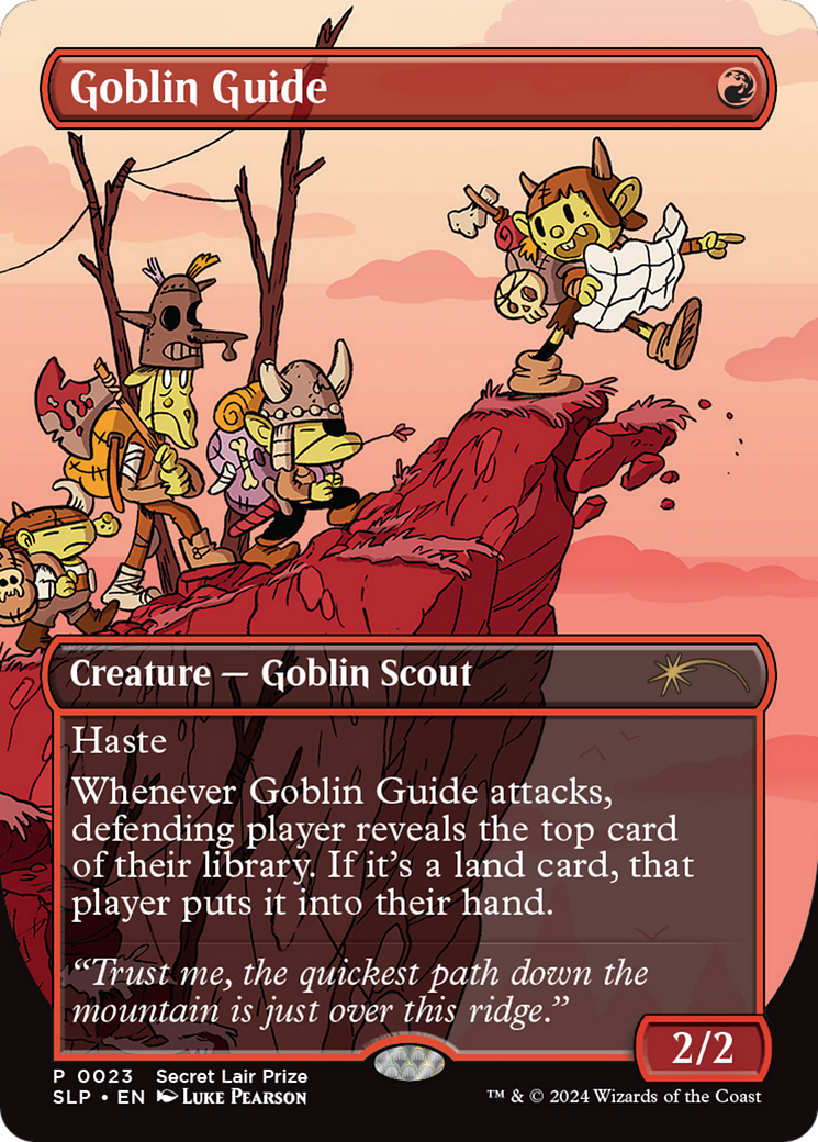 Goblin Guide (SLP-023)  Foil - Secret Lair Showdown (Borderless)