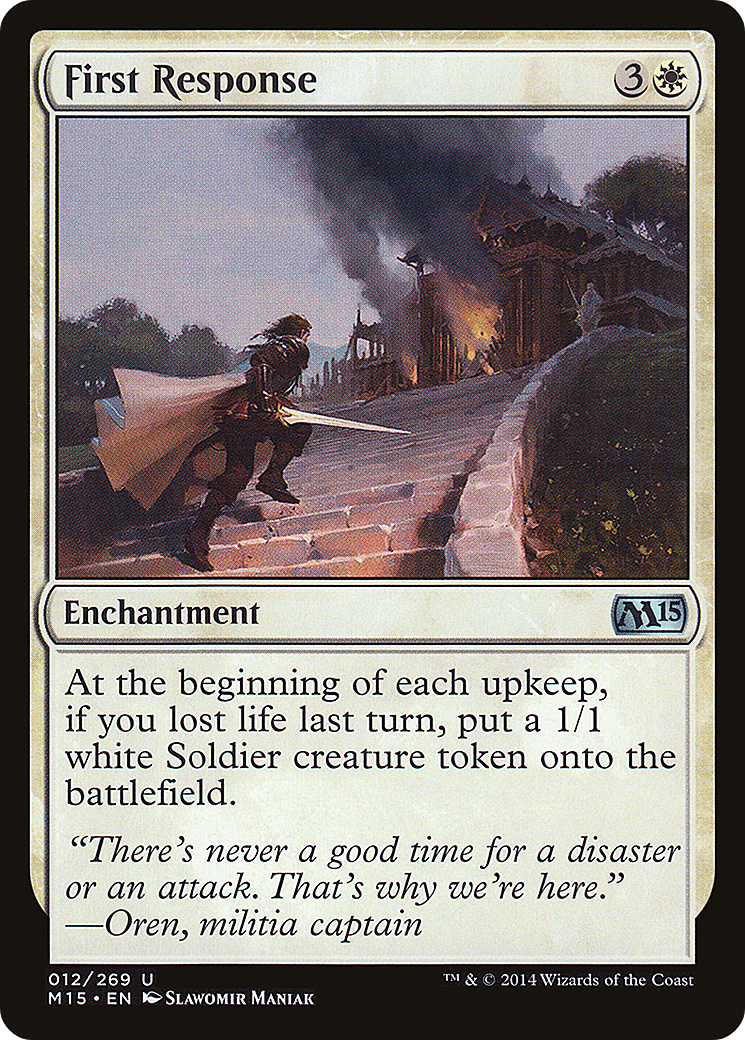 First Response (M15-012)  Foil - Magic 2015