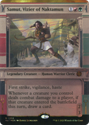 Samut, Vizier of Naktamun (Halo Foil) (MAT-224)  Foil - March of the Machine: The Aftermath: (Showcase) (Borderless)