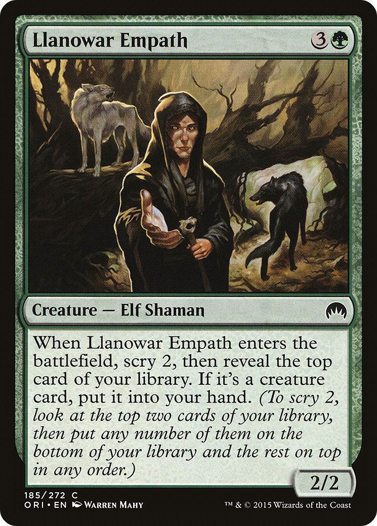 Llanowar Empath (ORI-185)  - Magic Origins
