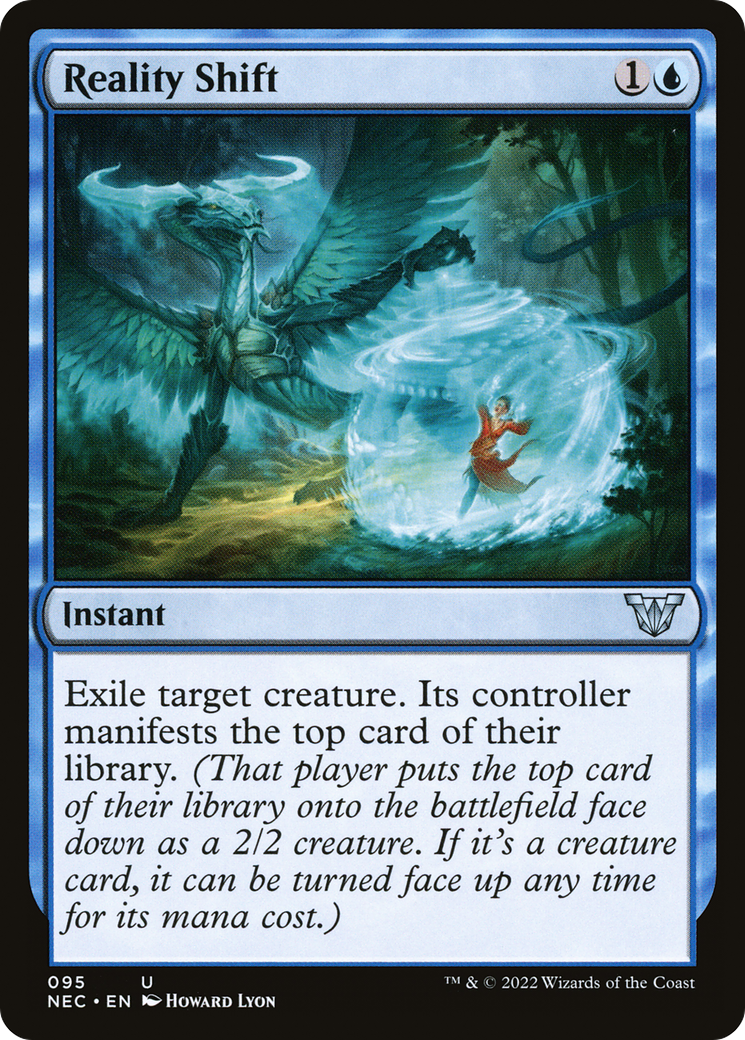 Reality Shift (NEC-095)  - Neon Dynasty Commander