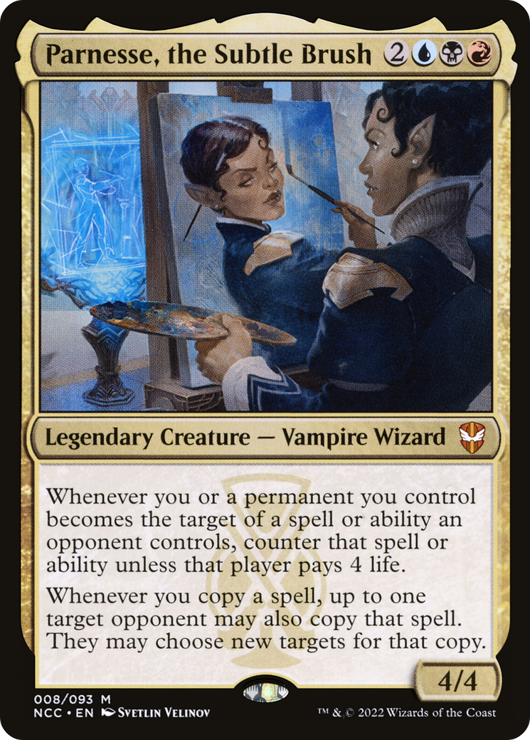 Parnesse, the Subtle Brush (NCC-008)  Foil - New Capenna Commander