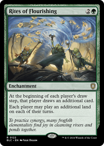 Rites of Flourishing (BLC-122)  - Bloomburrow Commander