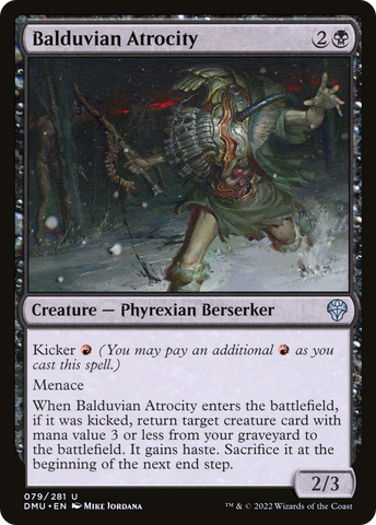 Balduvian Atrocity (DMU-079)  Foil - Dominaria United