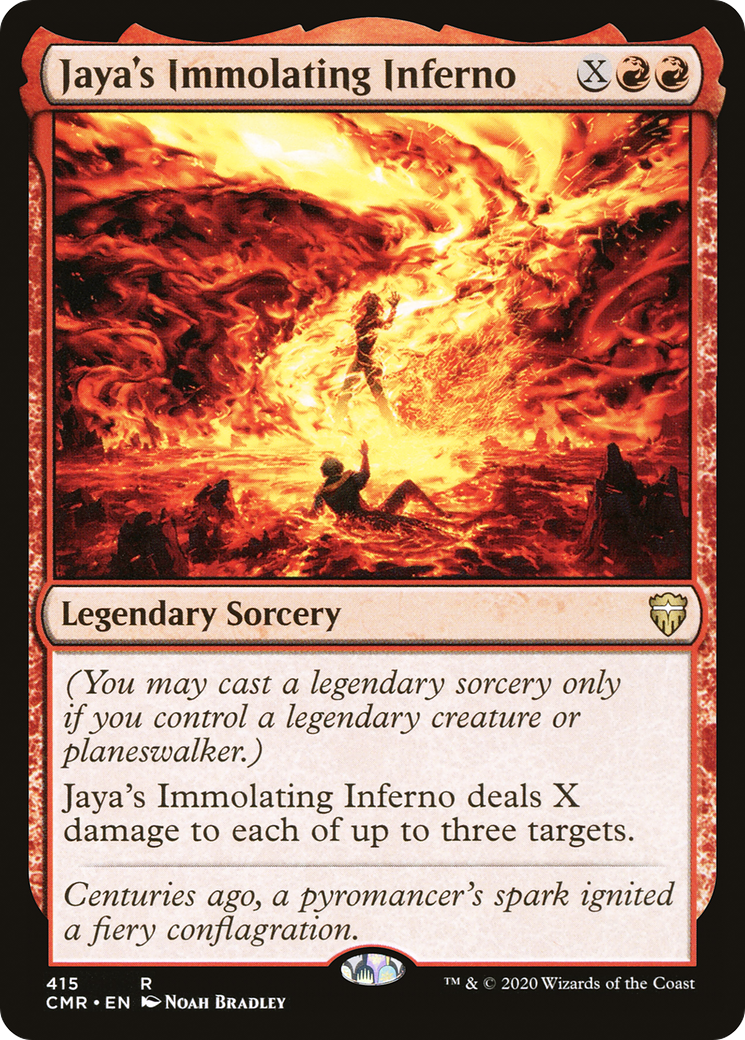 Jaya's Immolating Inferno (CMR-415)  - Commander Legends