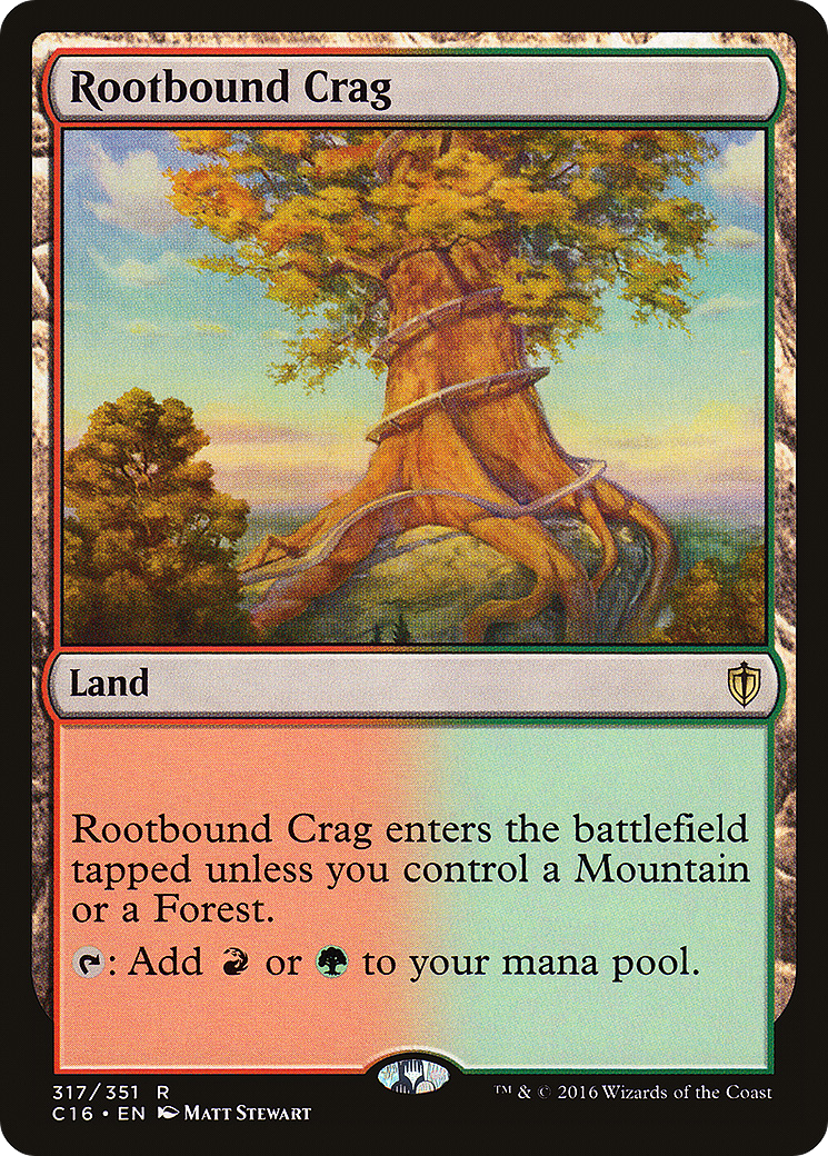 Rootbound Crag (C16-317)  - Commander 2016