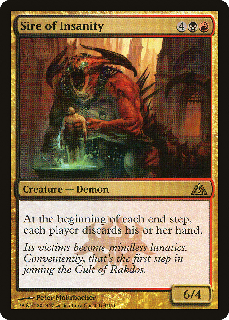 Sire of Insanity (DGM-104)  Foil - Dragon's Maze
