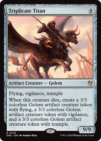 Triplicate Titan (DRC-143)  - Commander: Aetherdrift